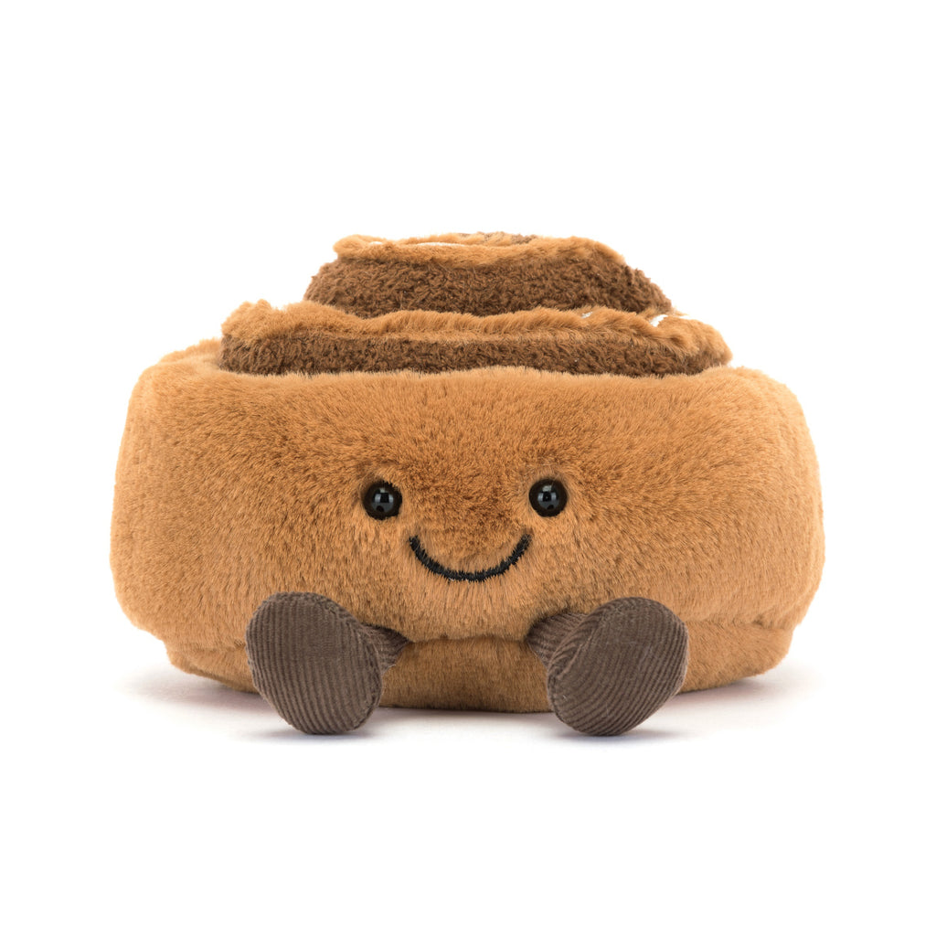 Front of Jellycat Cinnamon Bun.