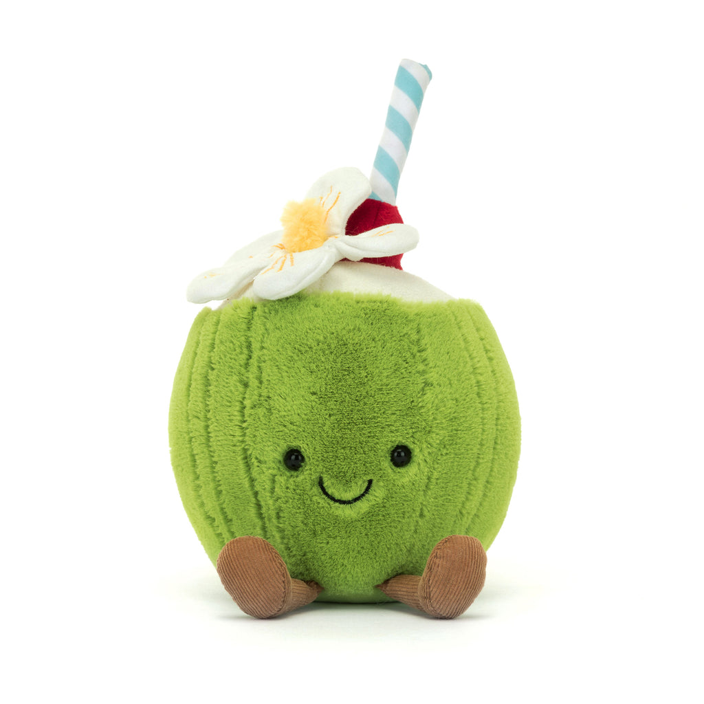 Front of Jellycat coconut.