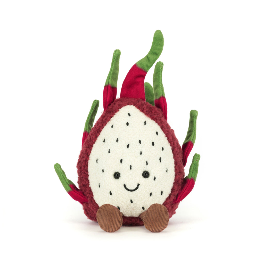 Front of Jellycat Dragon Fruit.