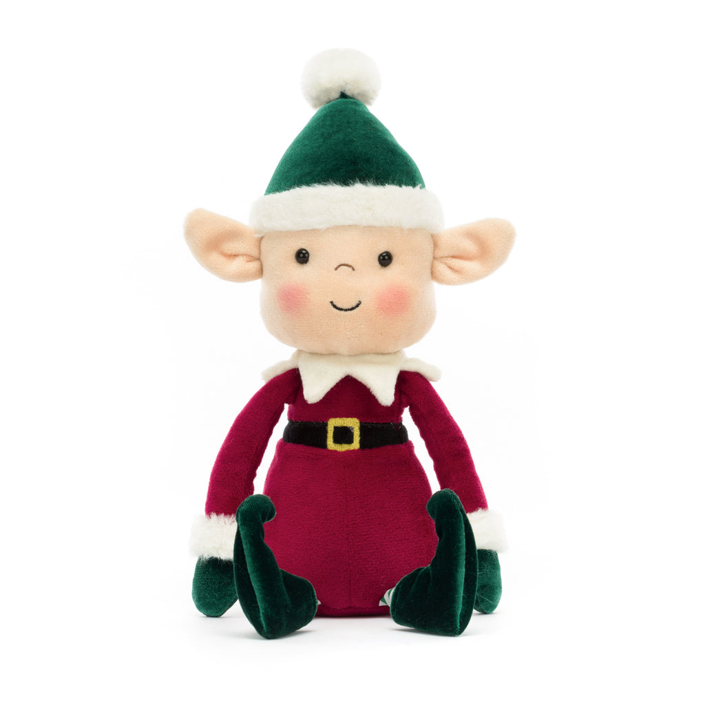 Front of Jellycat Eldo Elf.