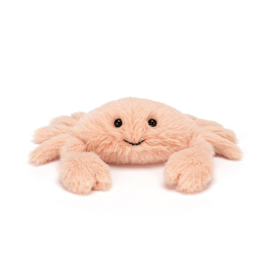 Front of Jellycat Fluffy Crab.
