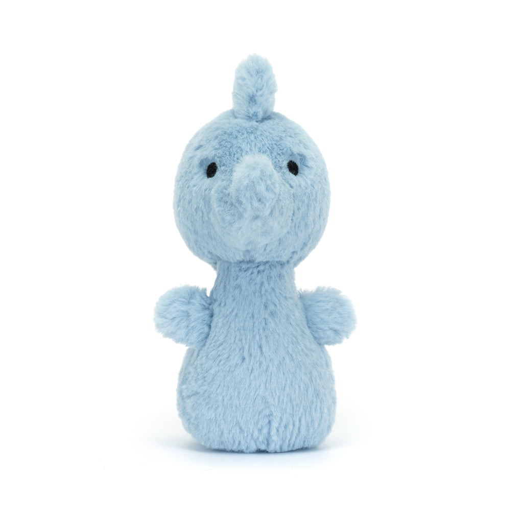 Front of Jellycat Fluffy Seahorse.