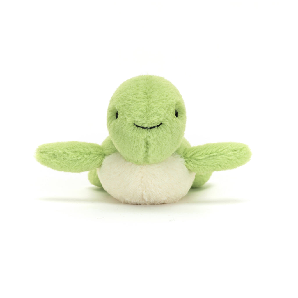 Front of Jellycat Fluffy Turtle.