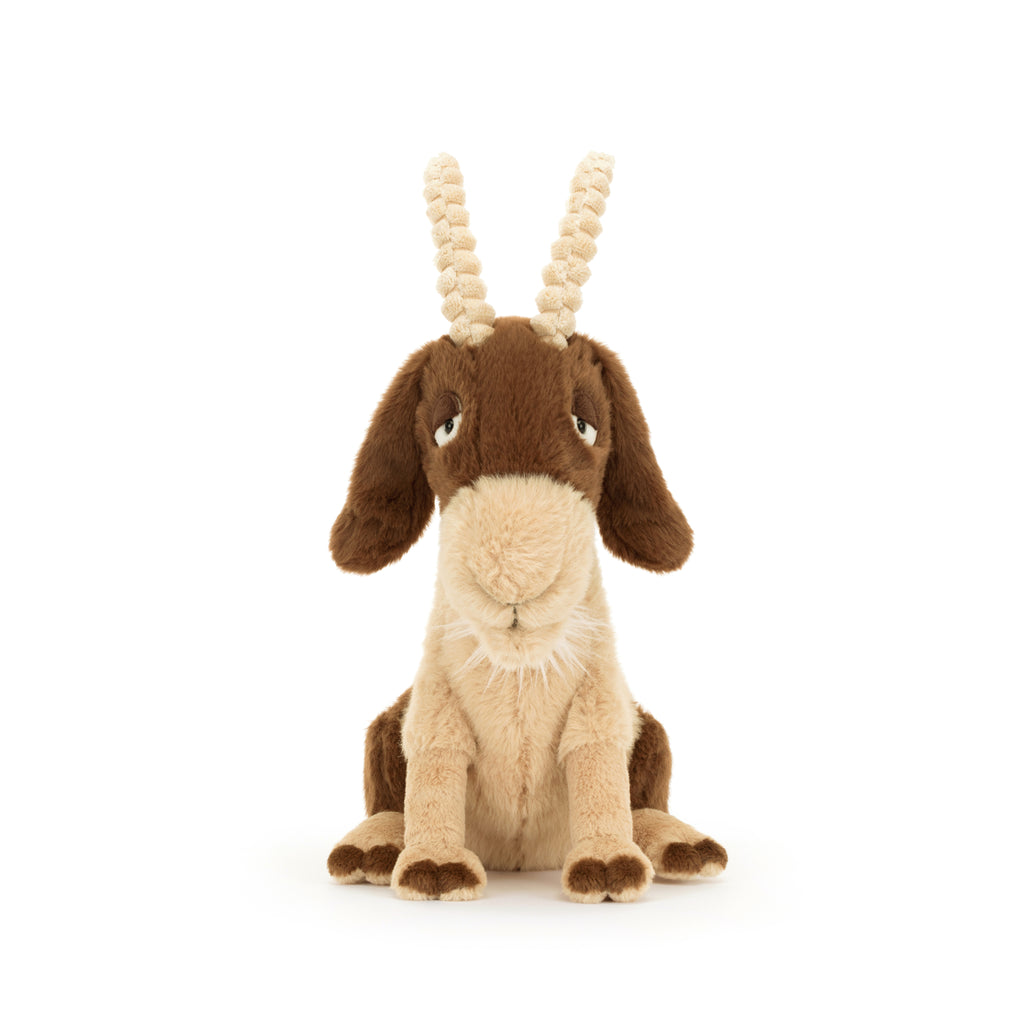 Front of Jellycat Glenny Goat.