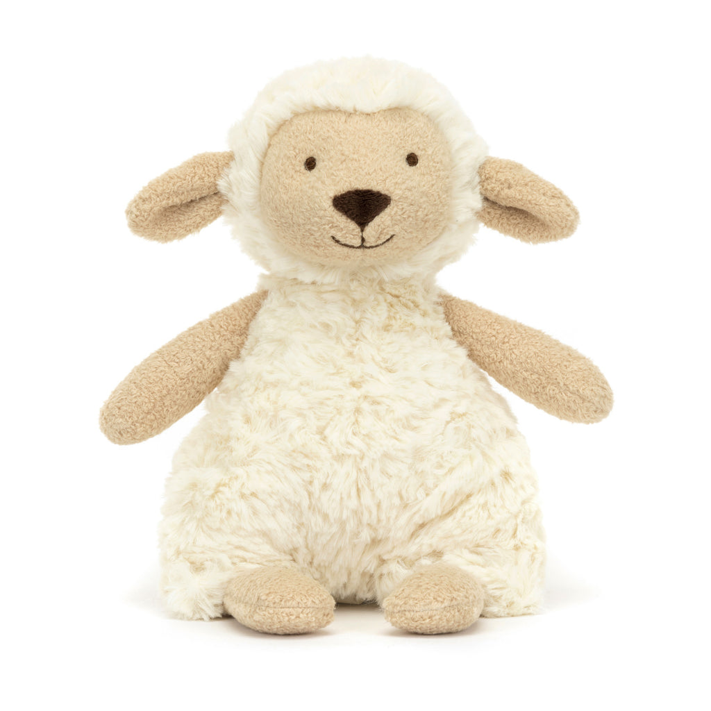 Front of Jellycat Lollie Lamb.