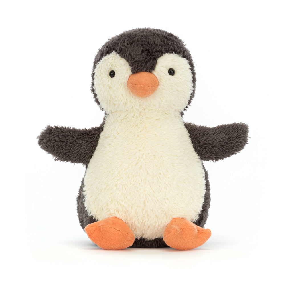 Front of Jellycat Peanut Penguin Medium.