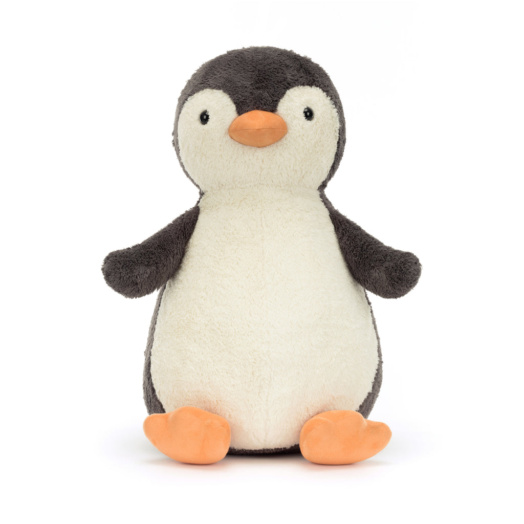 Front of Jellycat Peanut Penguin Really Big.