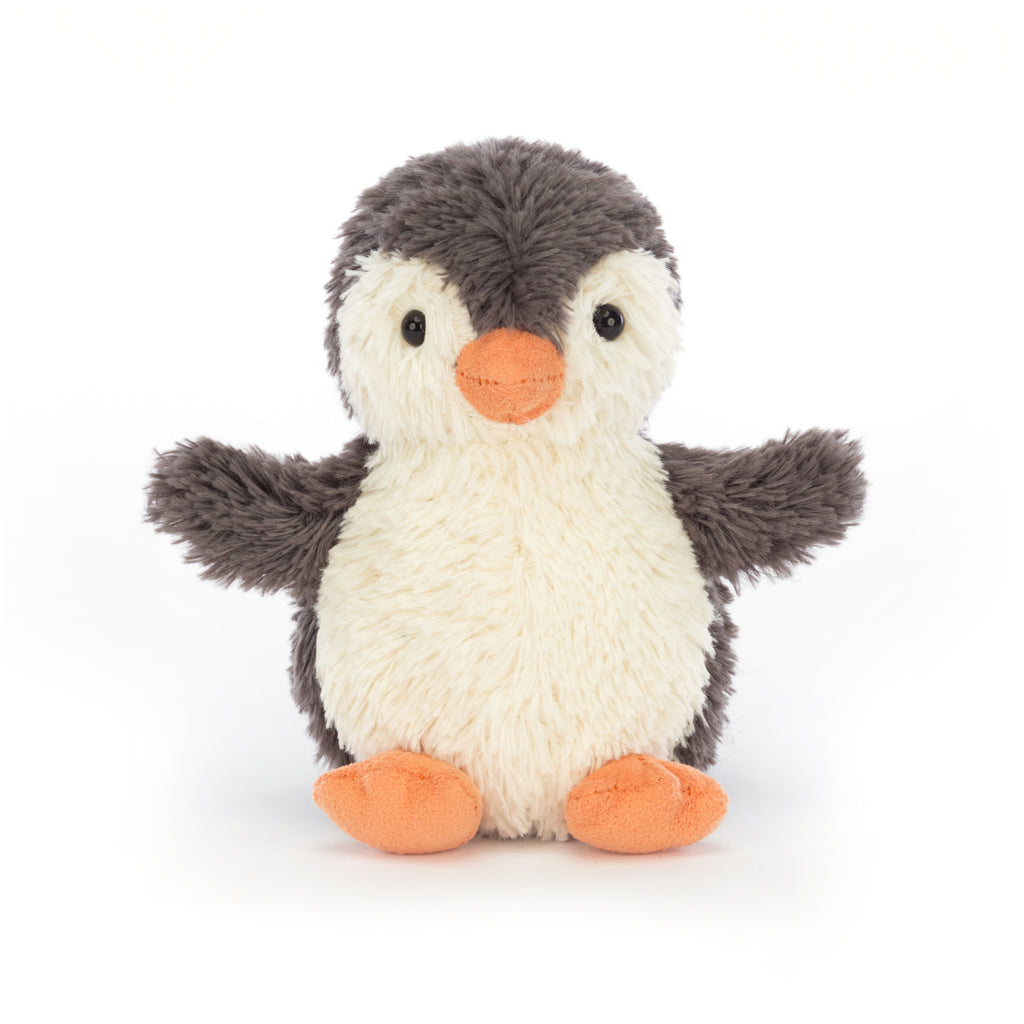 Front of Jellycat Peanut Penguin Small.