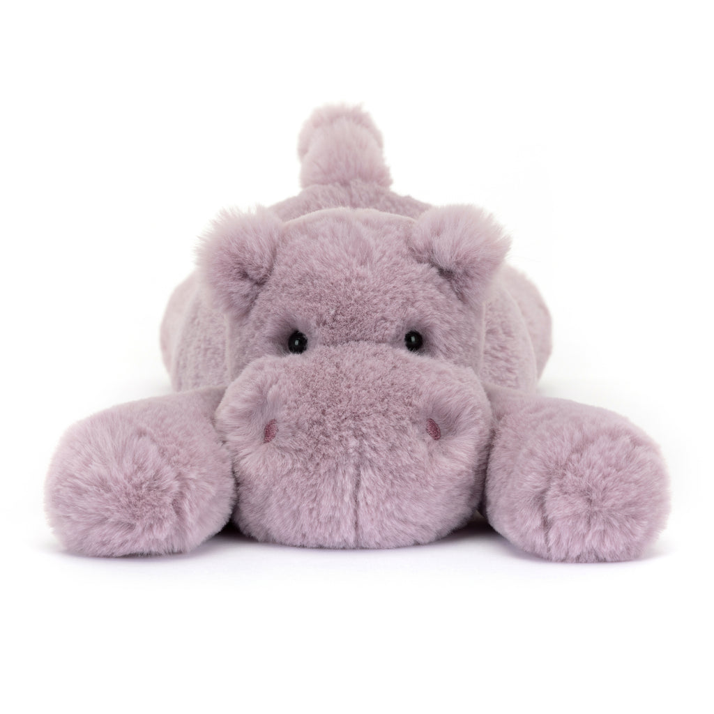 Front of Jellycat Smudge Hippo.