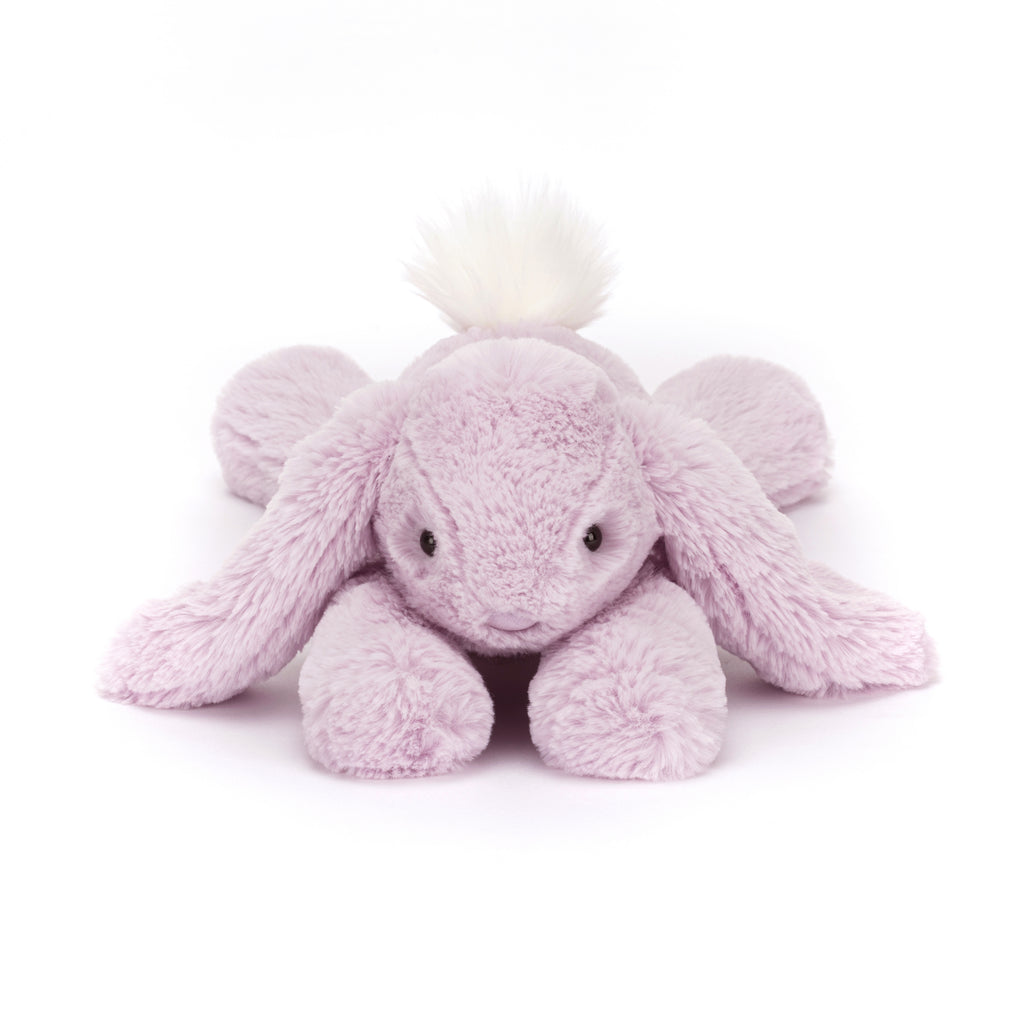 Front of Jellycat Smudge Rabbit Lavender.