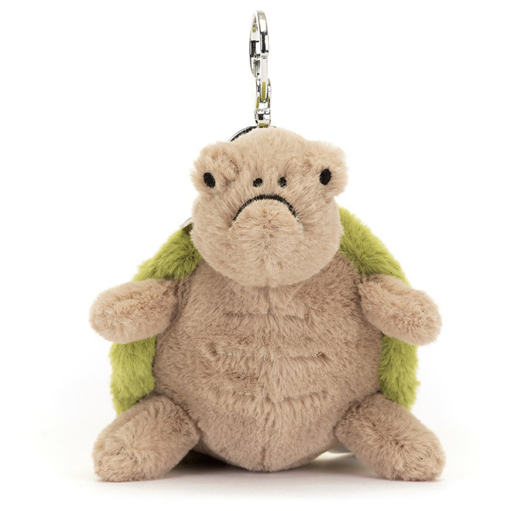 Front of Jellycat Timmy Turtle Bag Charm.