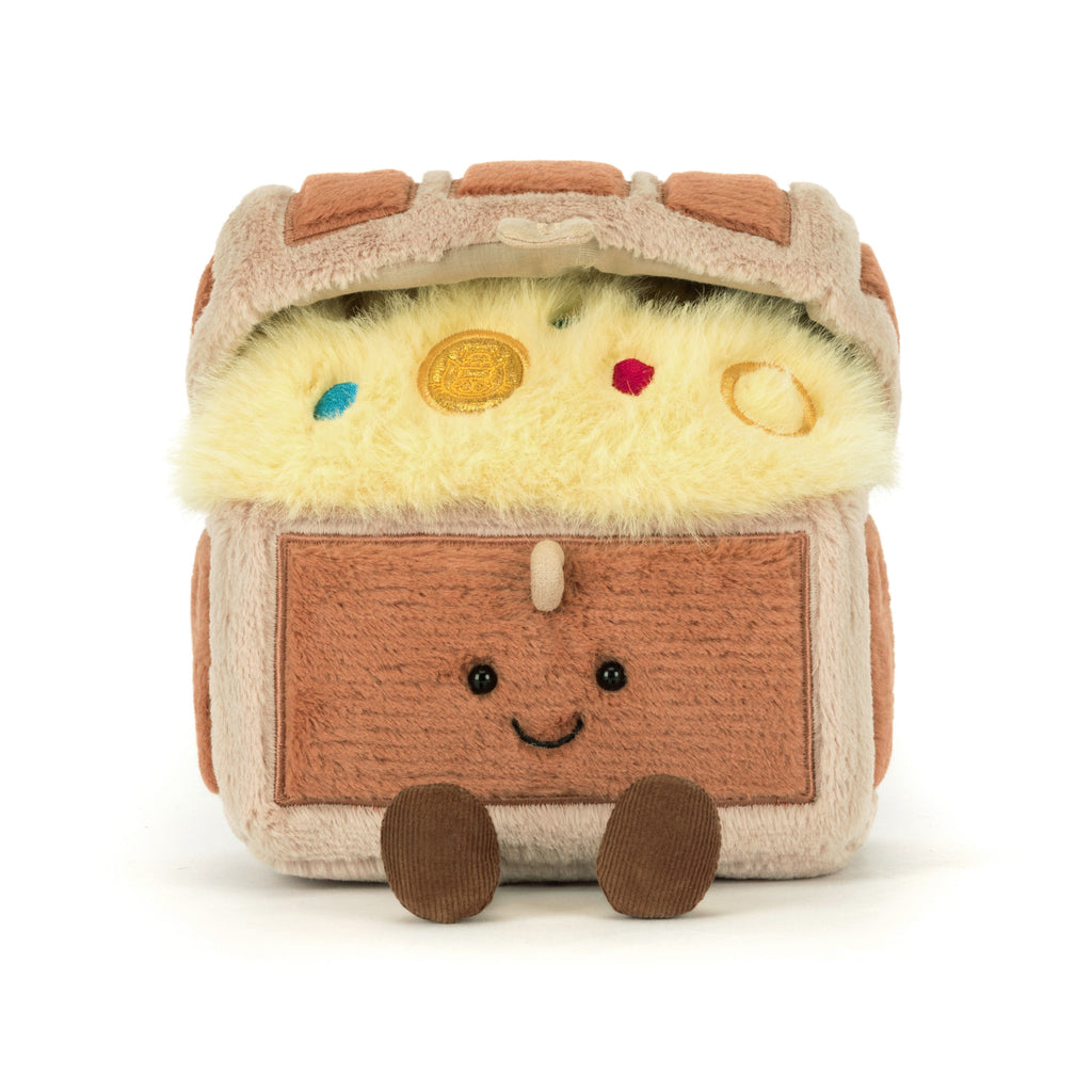 Front of Jellycat Treasure Chest.