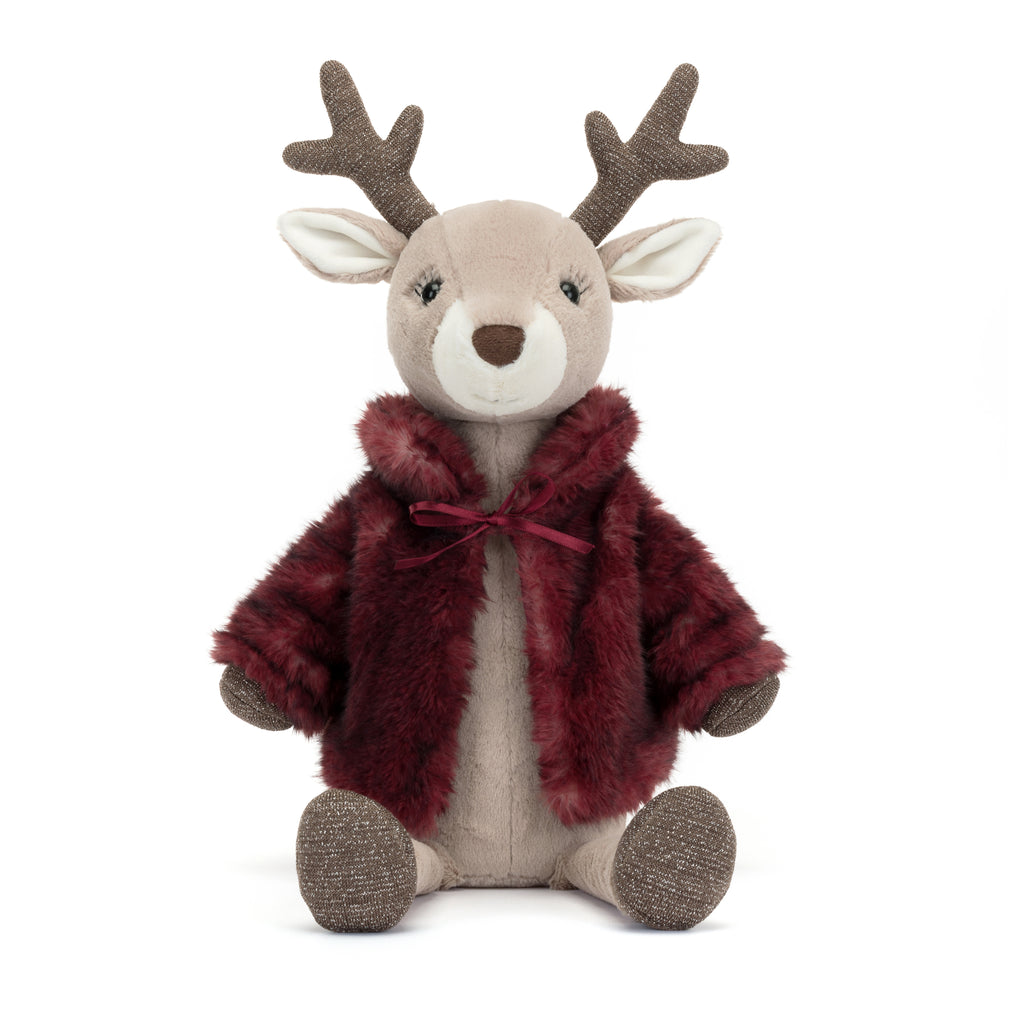 Front of Jellycat Vivien Reindeer.