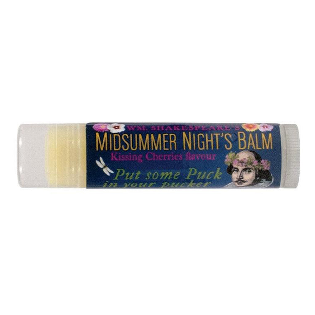 Front of Shakespeare's Midsummer Night's Lip Balm.