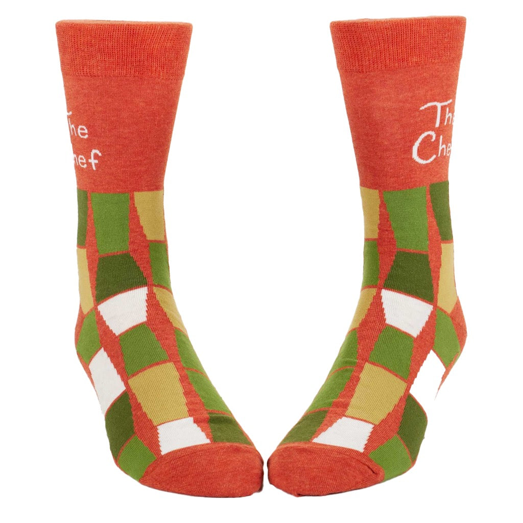 Front of The Chef Men's Socks.