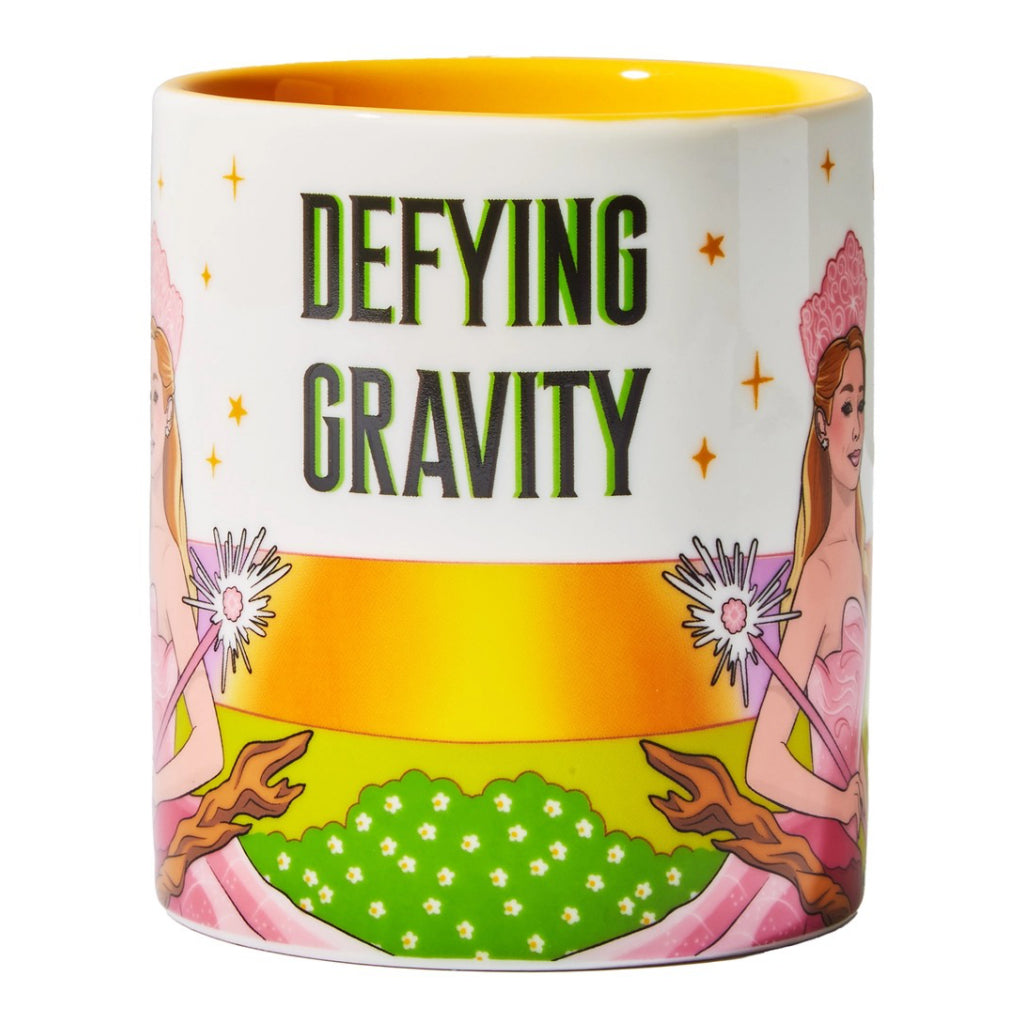 Front of Wicked Defying Gravity Coffee Mug.