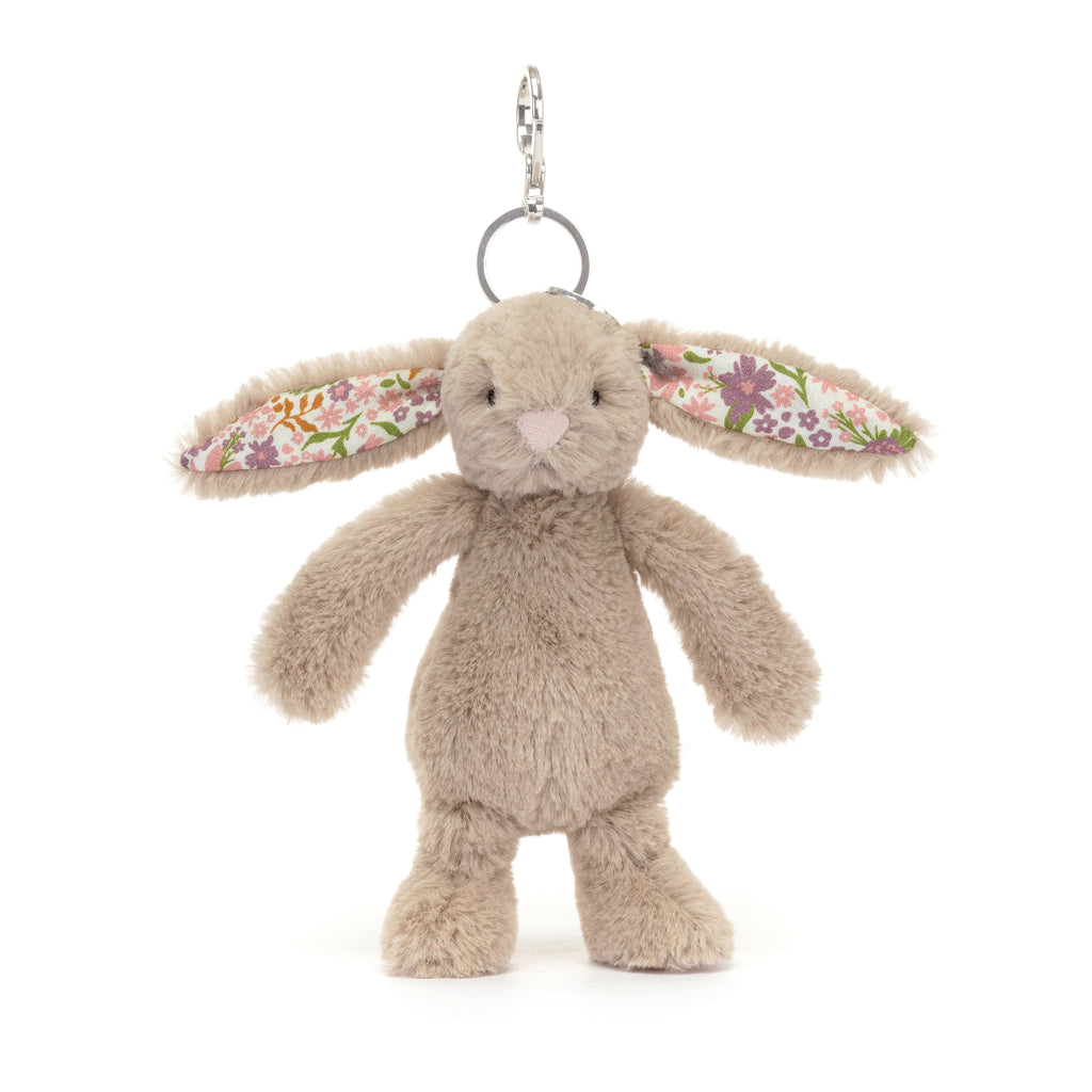 Front view of a Jellycat Bunny Charm.