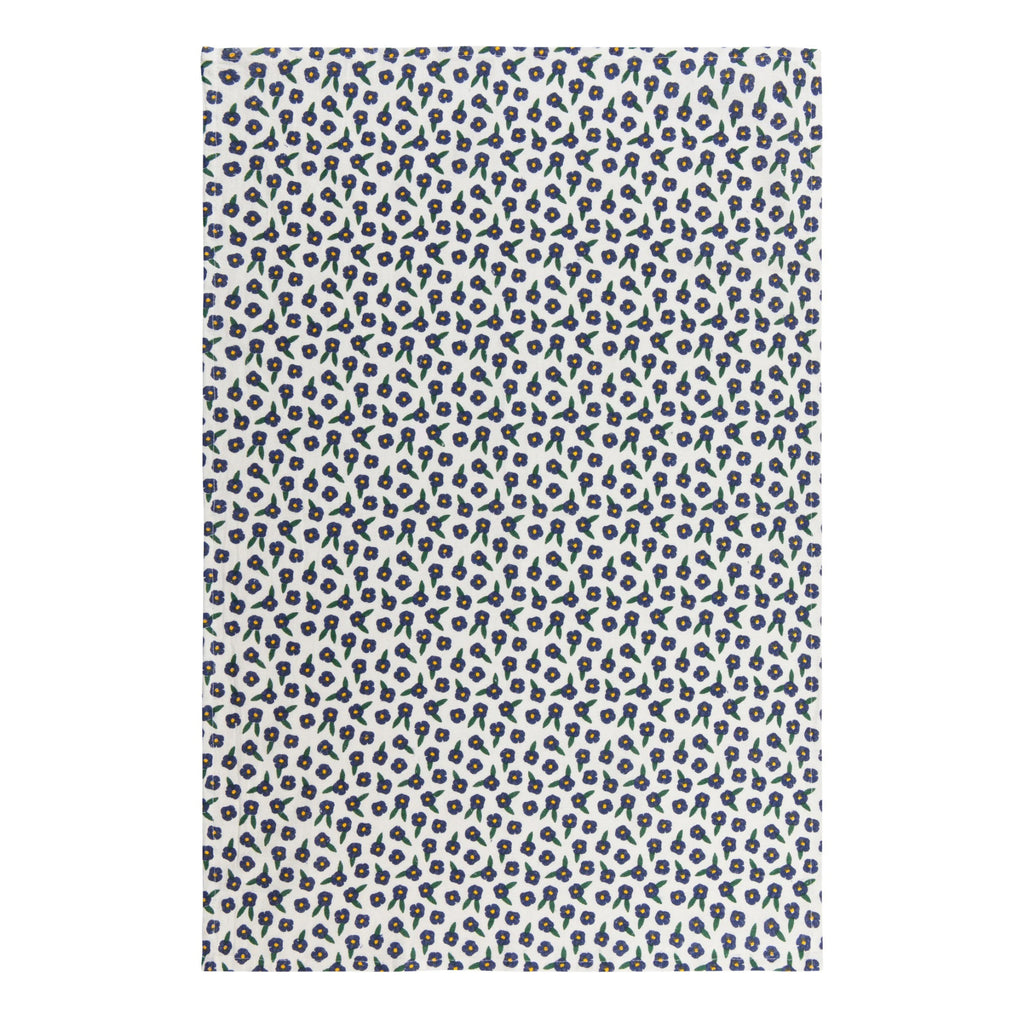 Full Bloom Bakers Floursack Dishtowel with teeny flowers.