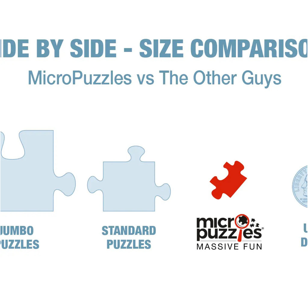 Funny Fruit Mini Jigsaw Puzzle size comparison.