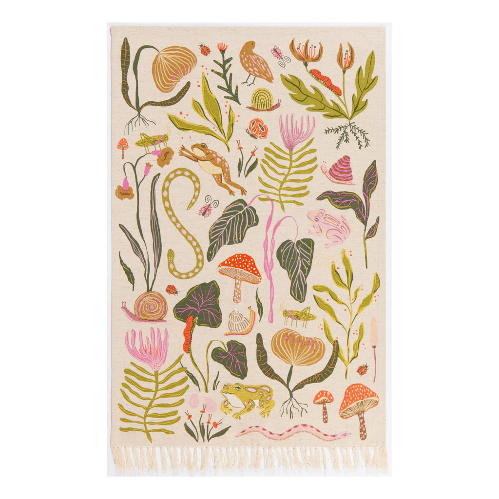 Gardenland Embroidered Dishtowel.