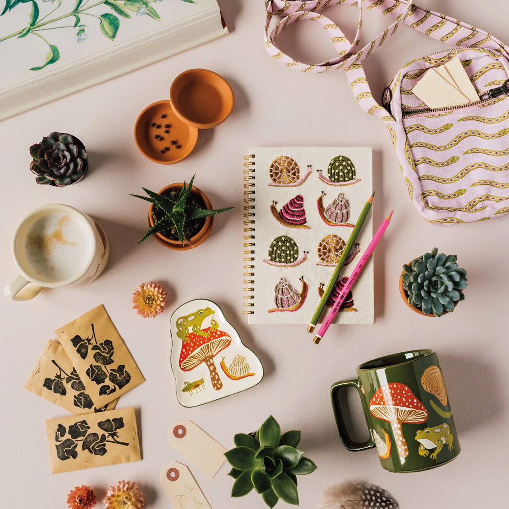 Gardenland Trinket Tray on table.