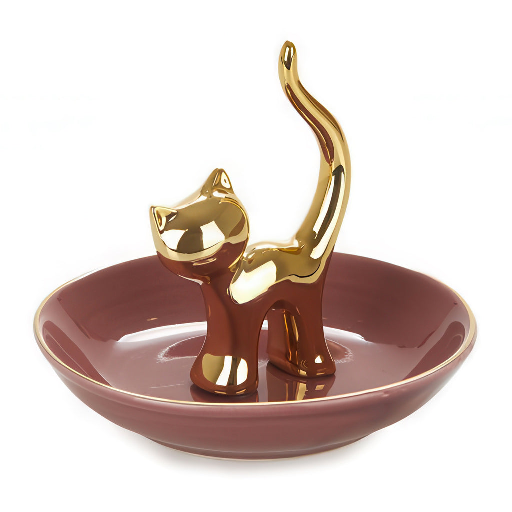 Gatto Ring Holder Gold.