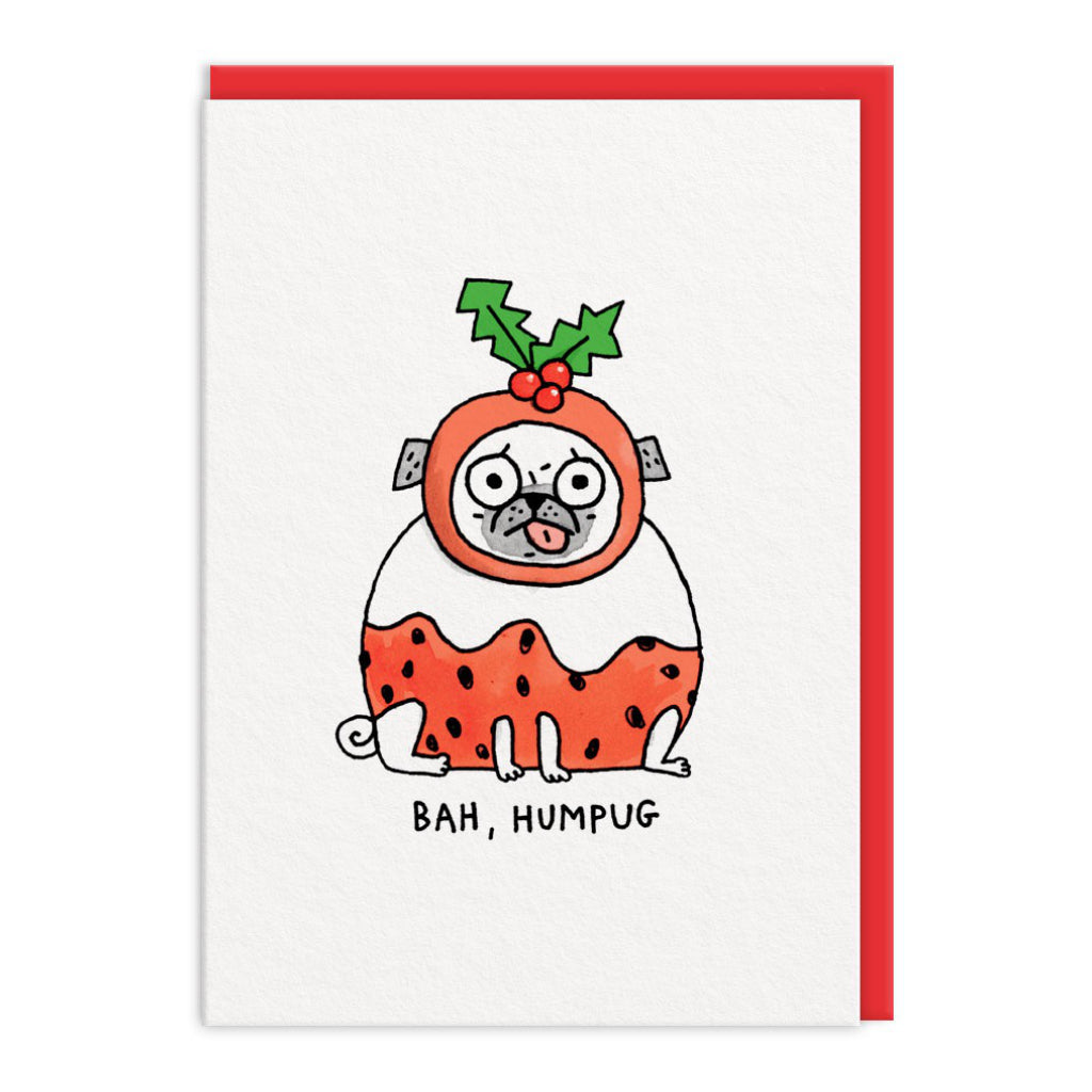 Gemma Correll Christmas Card Set pug.