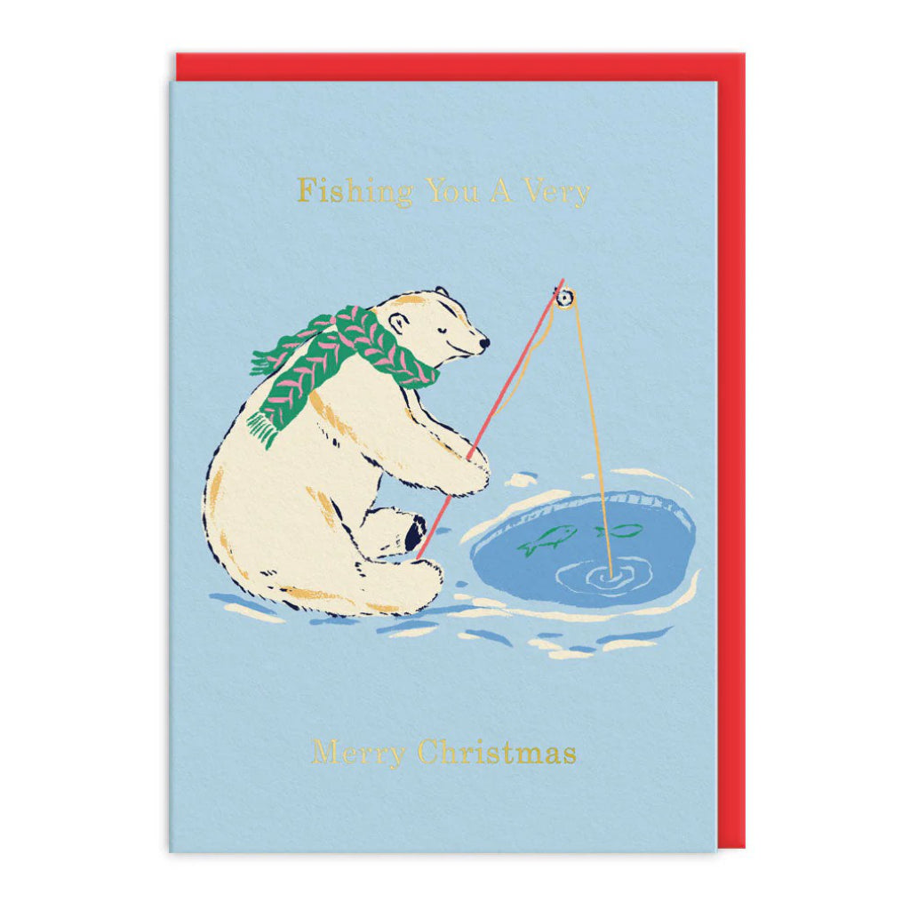 Gemma Correll Christmas Polar Bear Card.