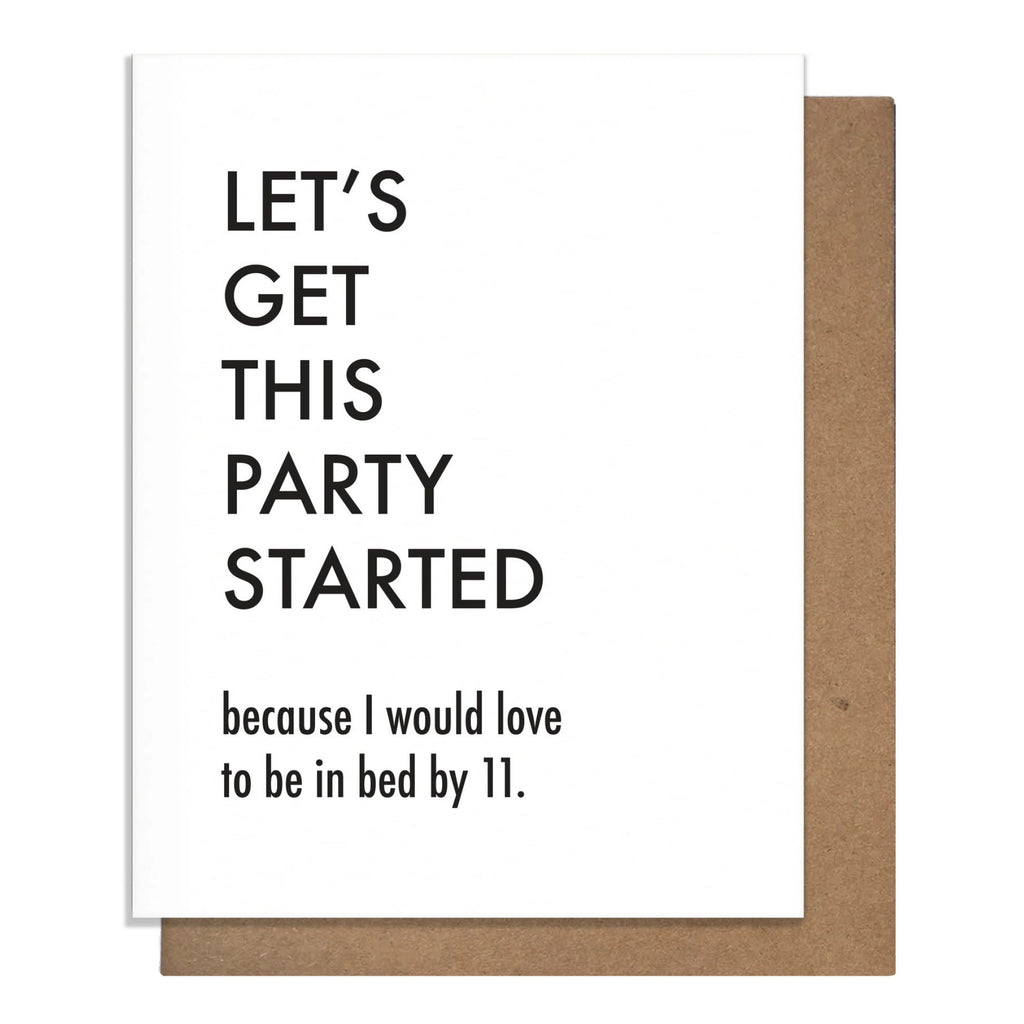Get This Party Started Card.