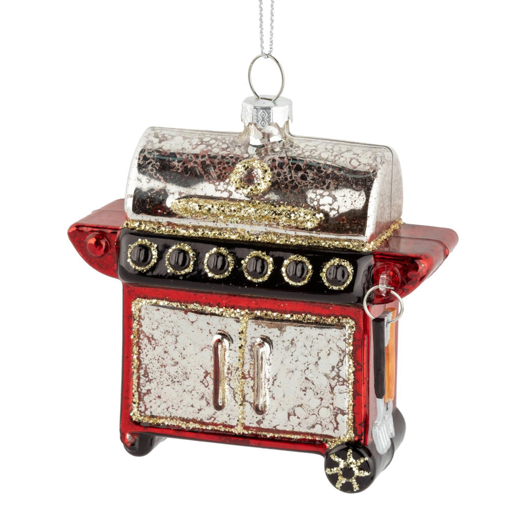 Glass Barbecue Ornament.