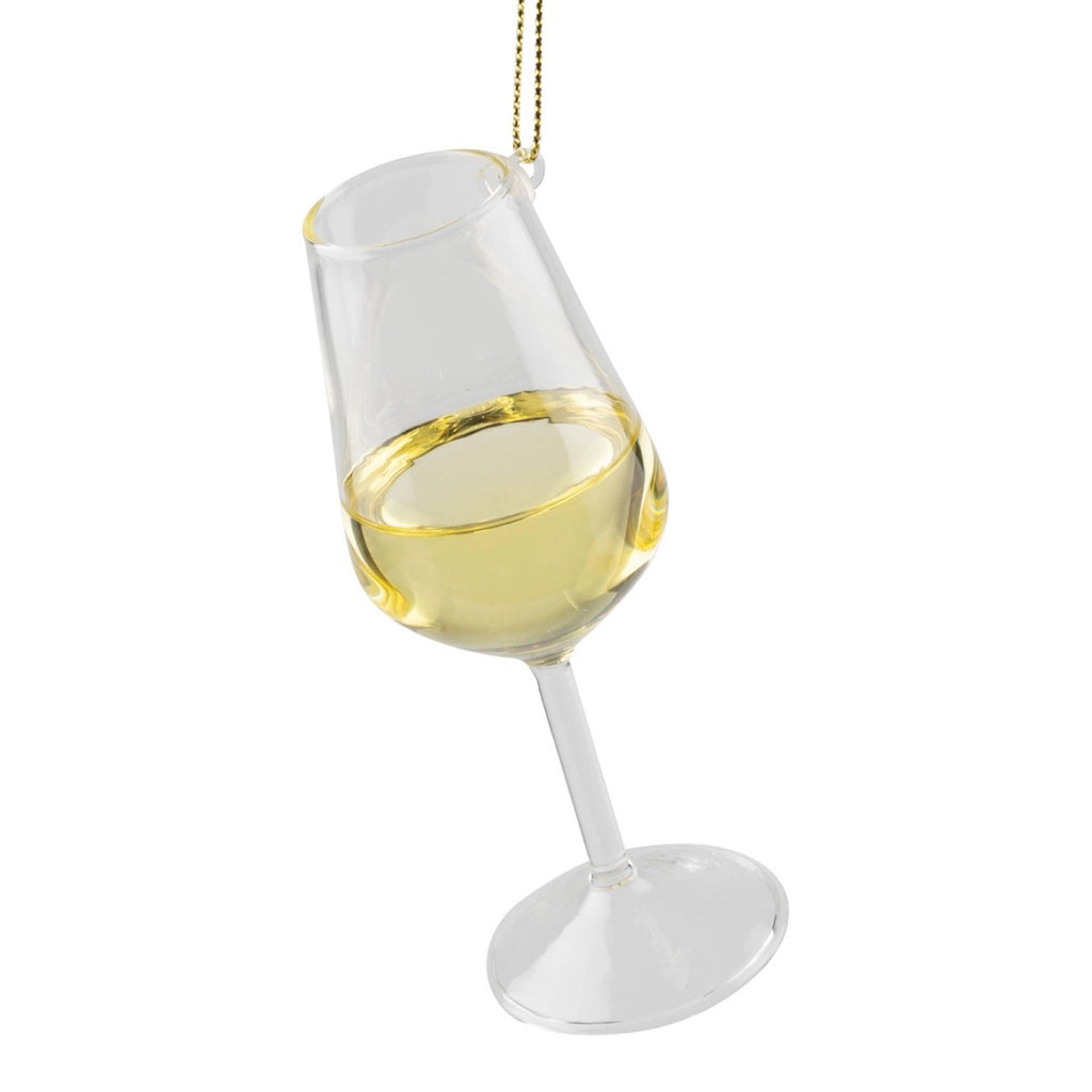 Glass Of White Wine Ornament.