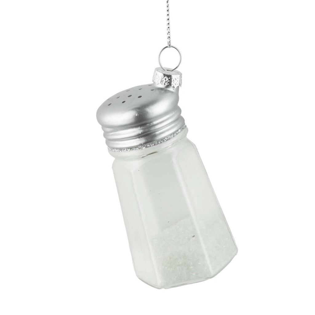 Glass Salt Or Pepper Shaker Ornament - salt.