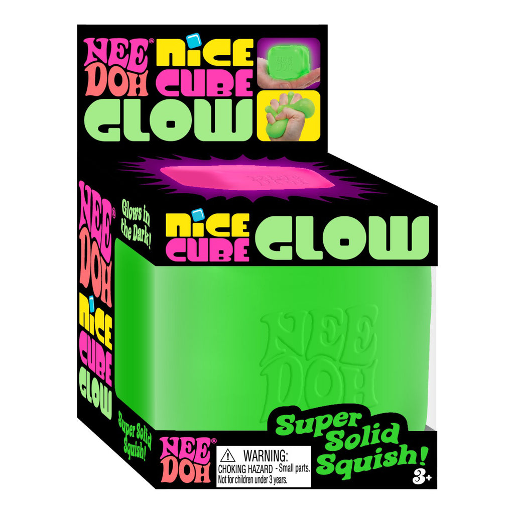 Glow Nice Cube Needoh green.
