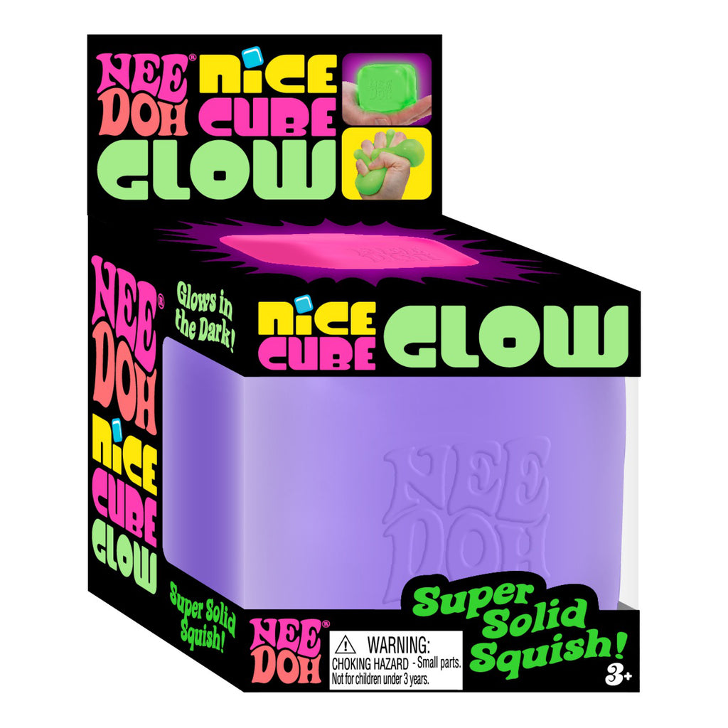 Glow Nice Cube Needoh purple.