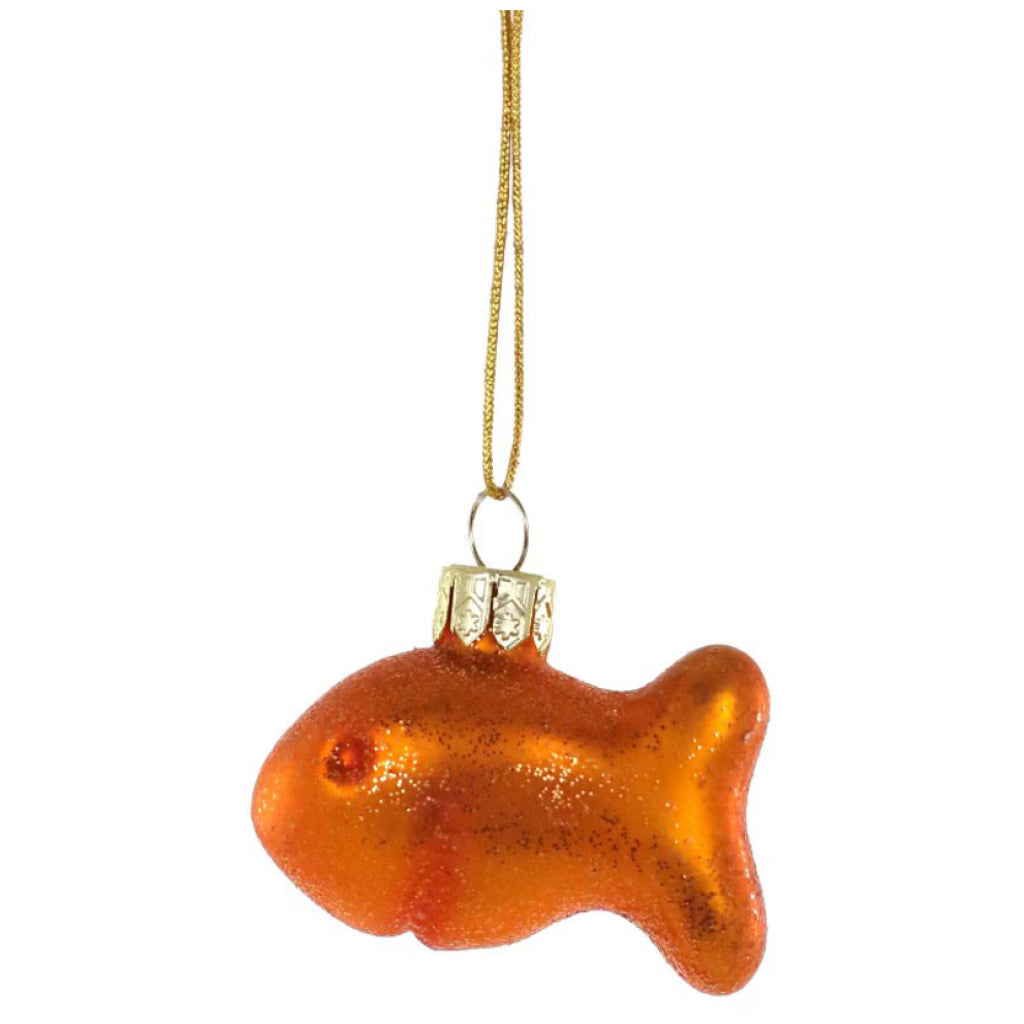 Gold Fish Cracker Ornament.