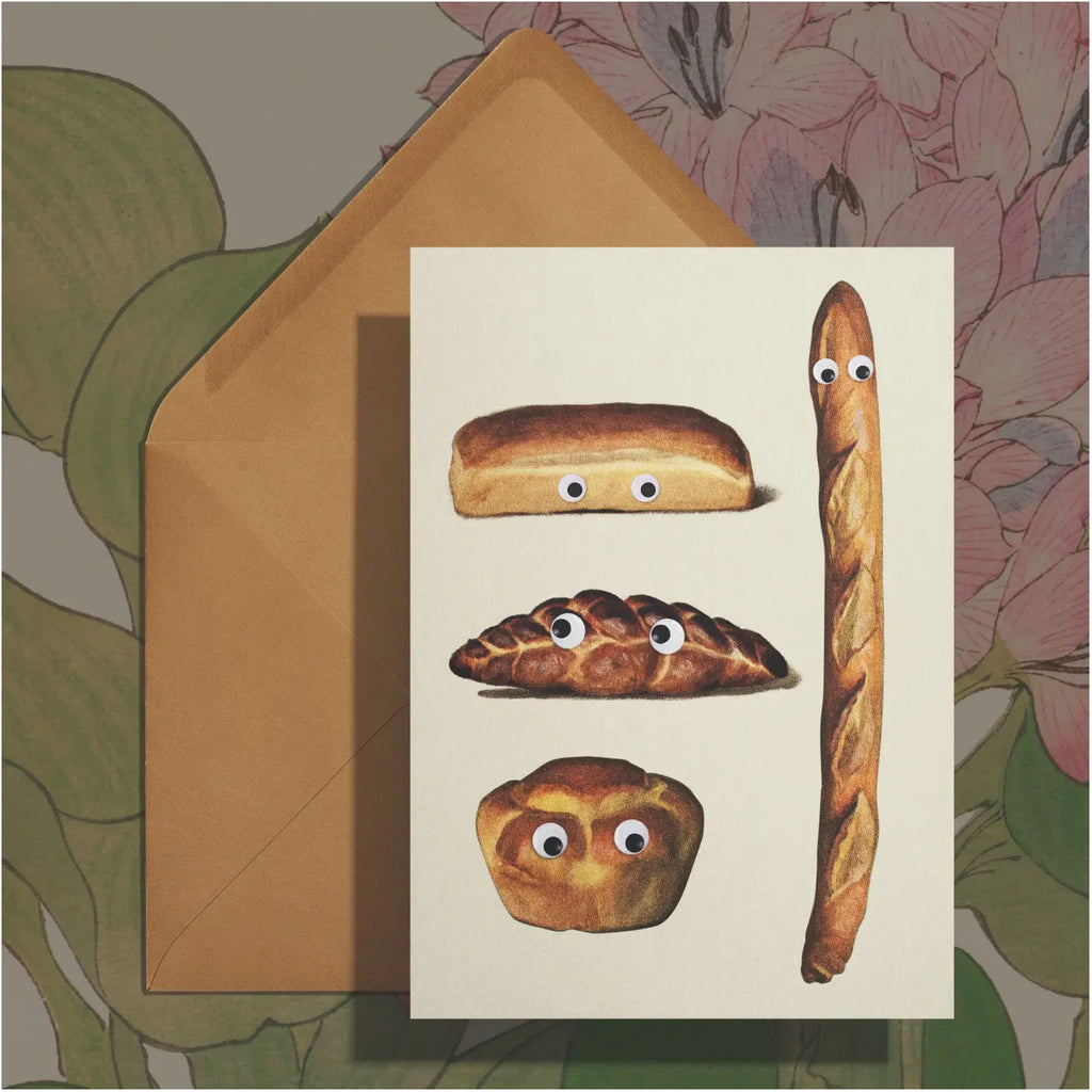 Googly Bread Card.