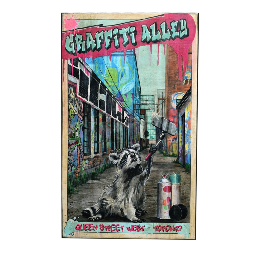 Graffiti Alley Toronto Fridge Magnet.