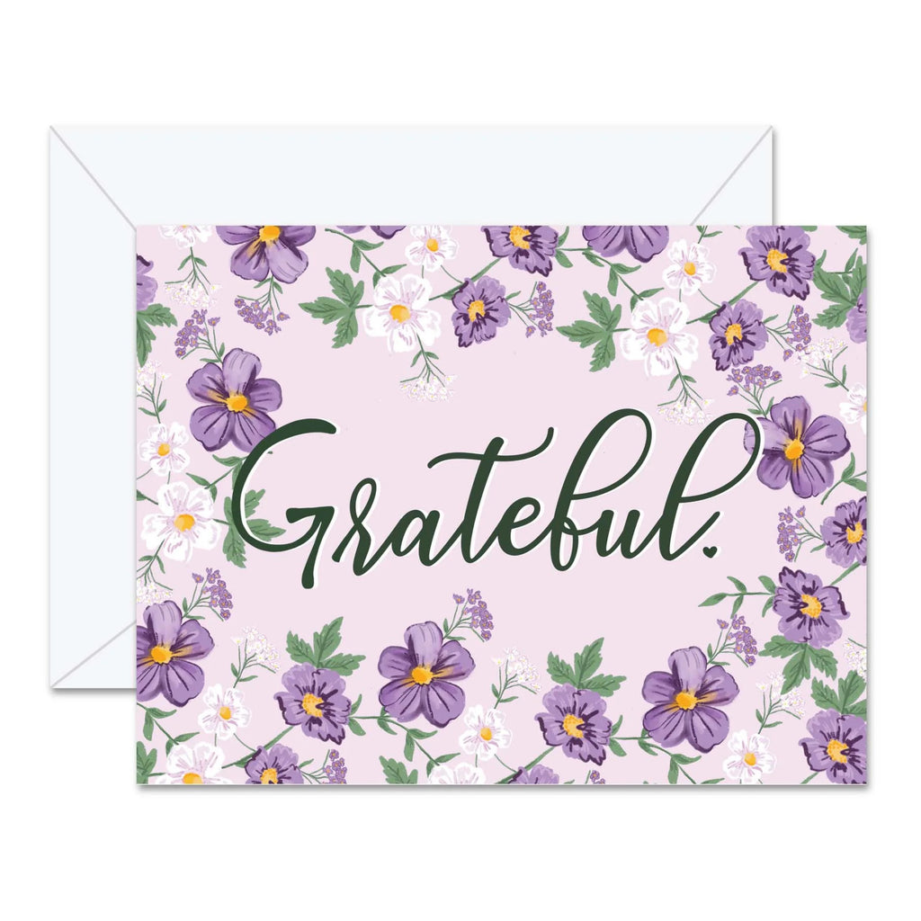 Grateful. Greeting Card.