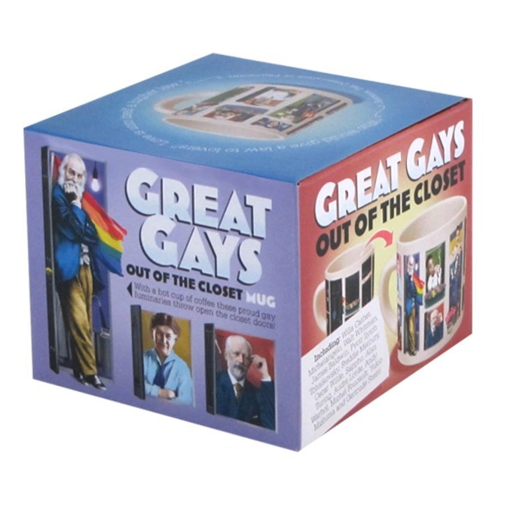 Great Gays Heat-Changing Coffee Mug packaging.