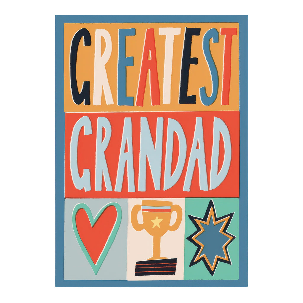 Greatest Grandad Trophy Card | Laura Darrington – Outer Layer