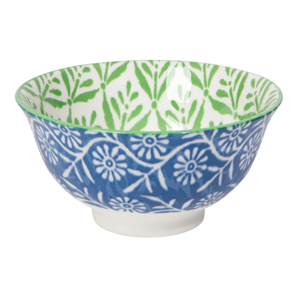 Green Leaf Stamped Bowl 3.5 Inch.