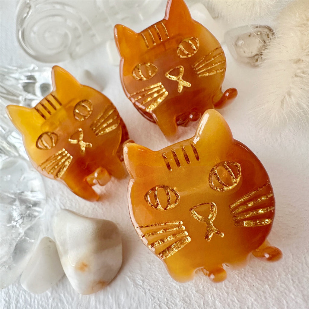 Group of Mini Cat Hair Claw Ginger.