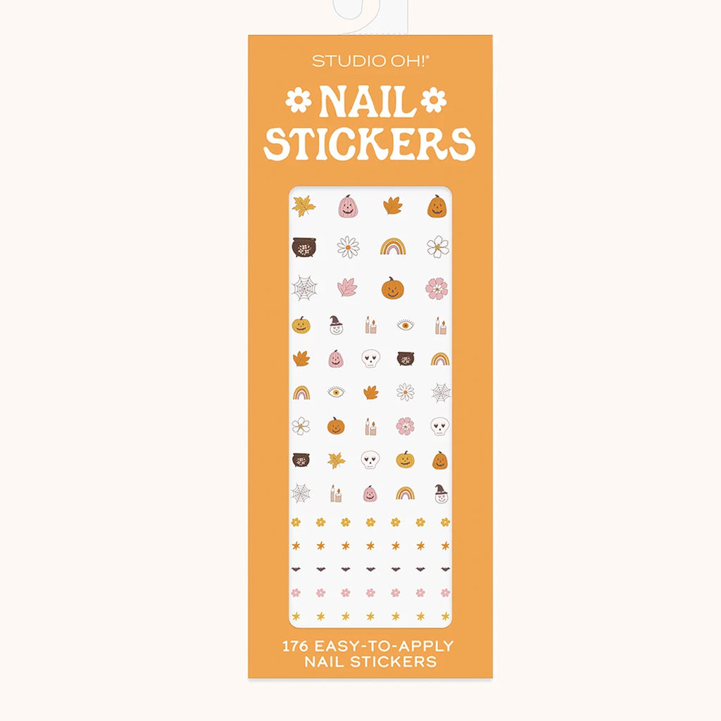 Halloween Vibes Nail Stickers.