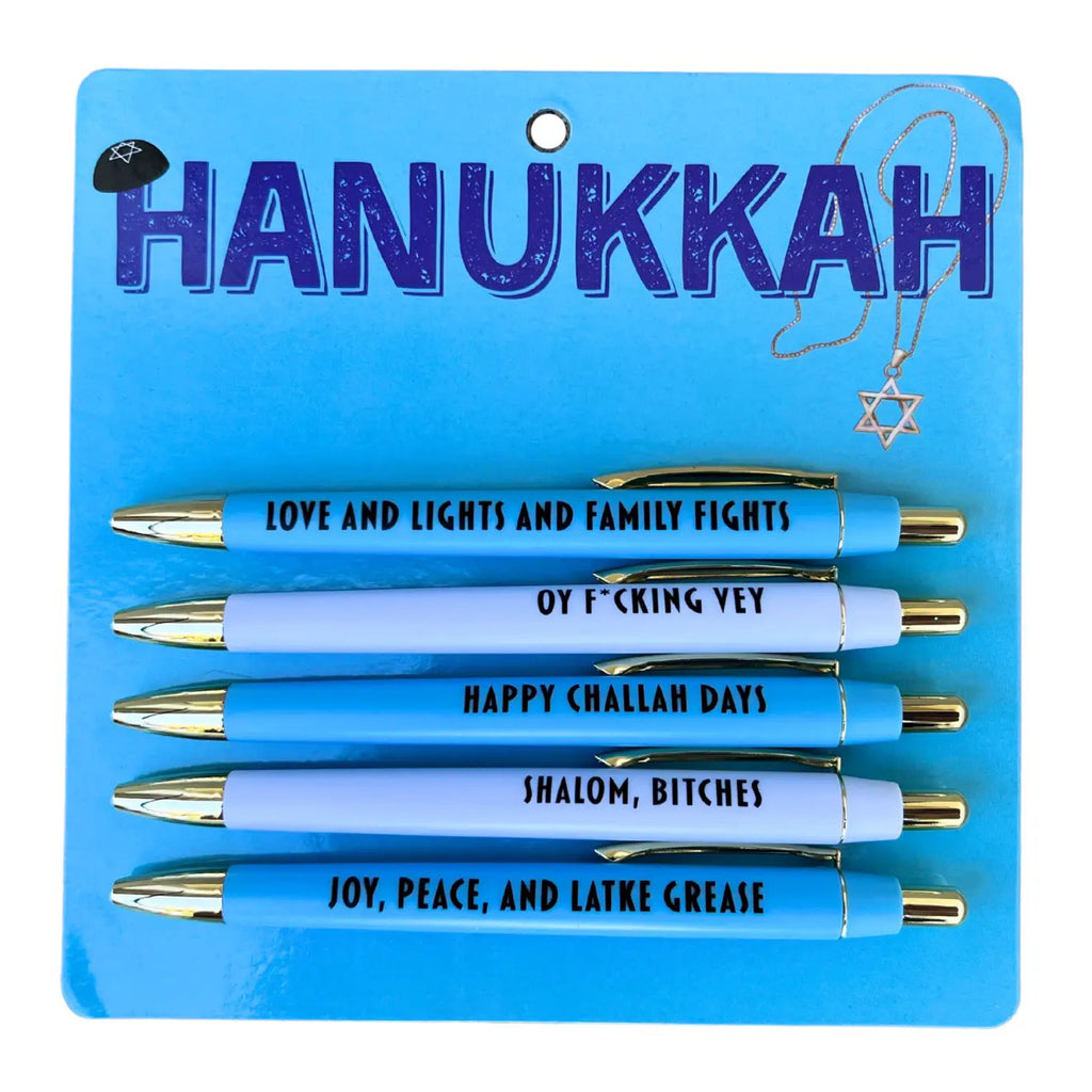 Hanukkah Pen Set.