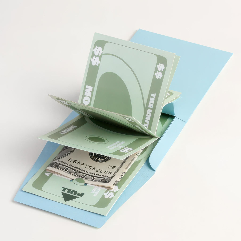Happily Ever After Love Birds Money Holder Lovepop Card.