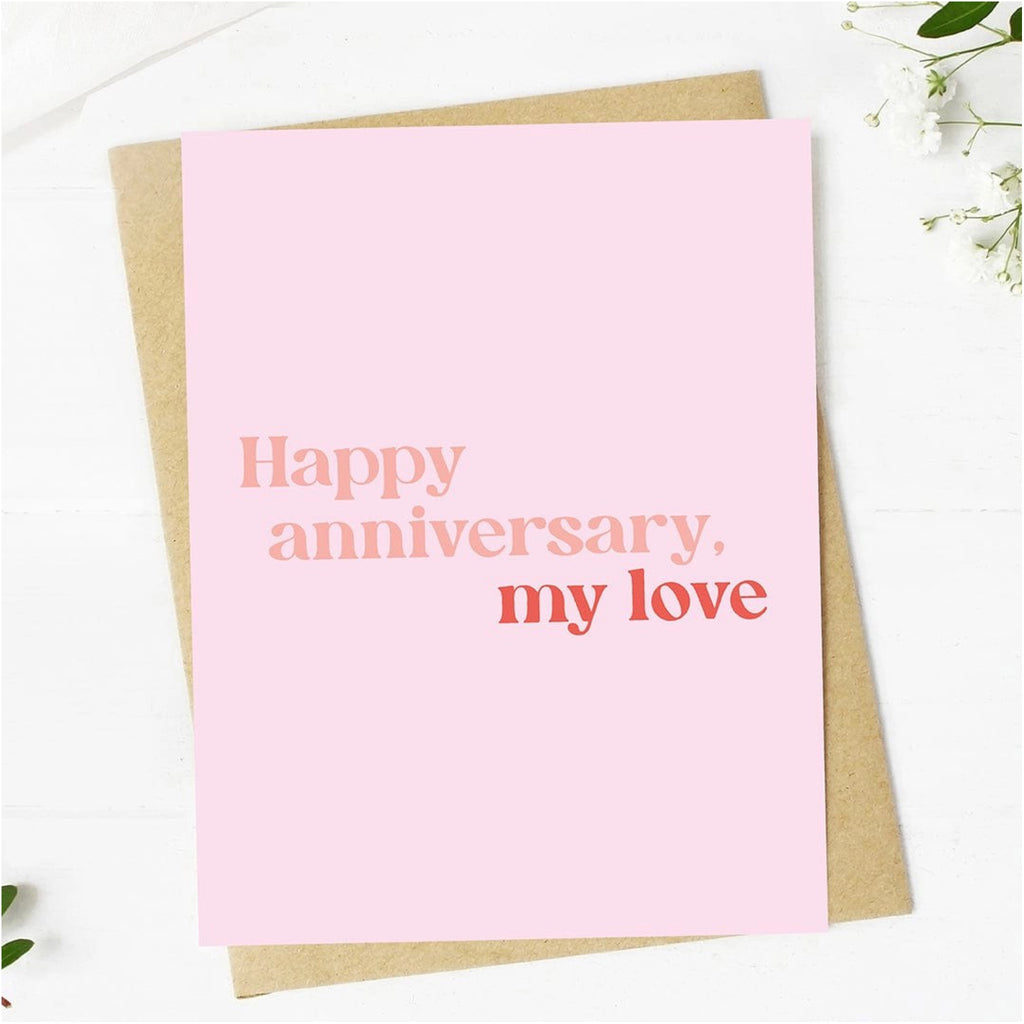 Happy Anniversary, My Love Card.