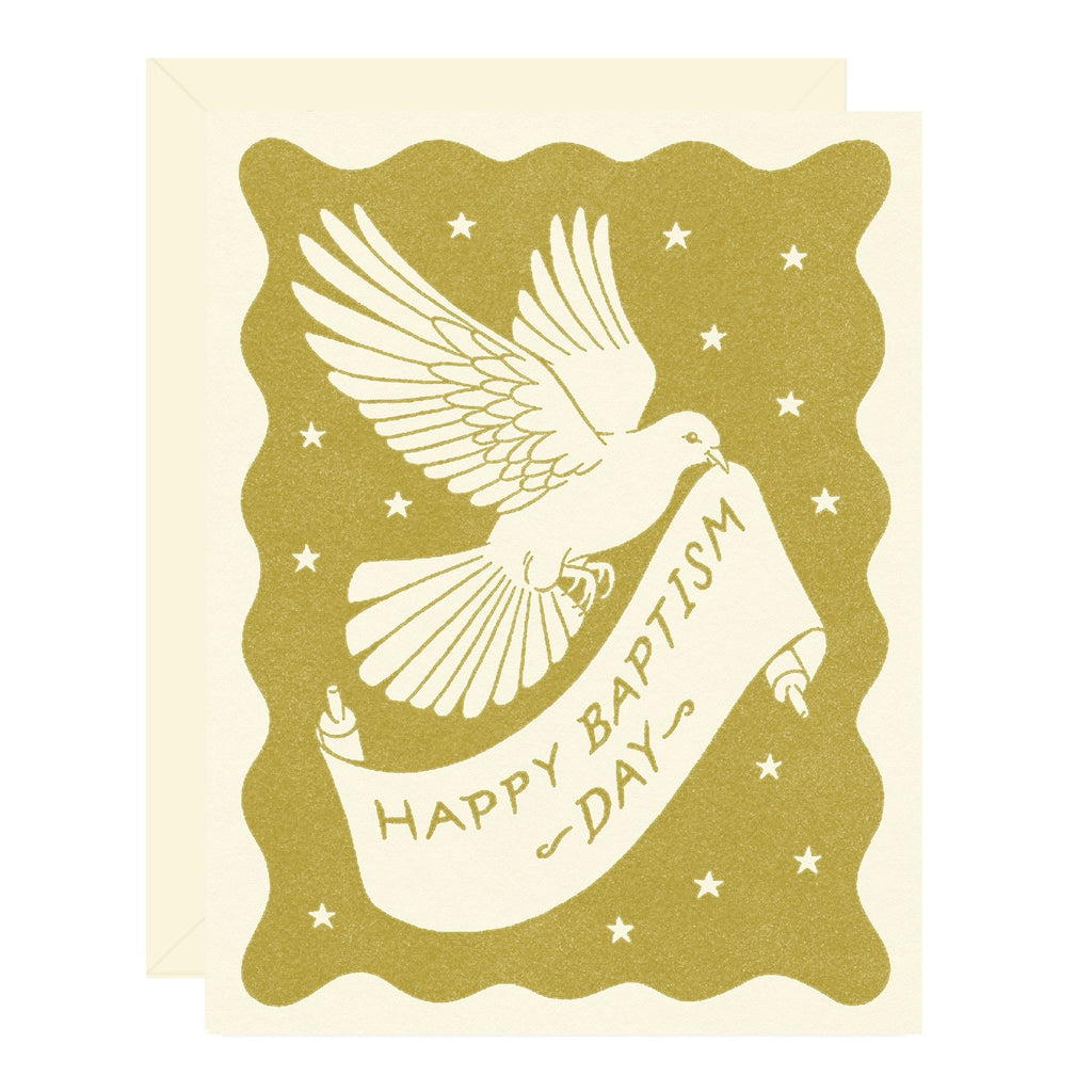 Happy Baptism Day Card | Wallflower Paper & Party – Outer Layer