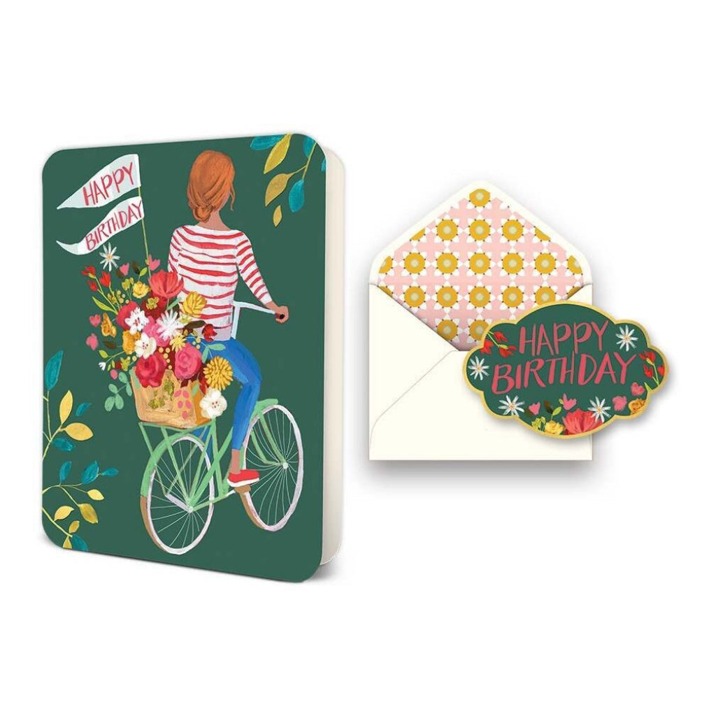 Happy Birthday Bicycle Ride Card.