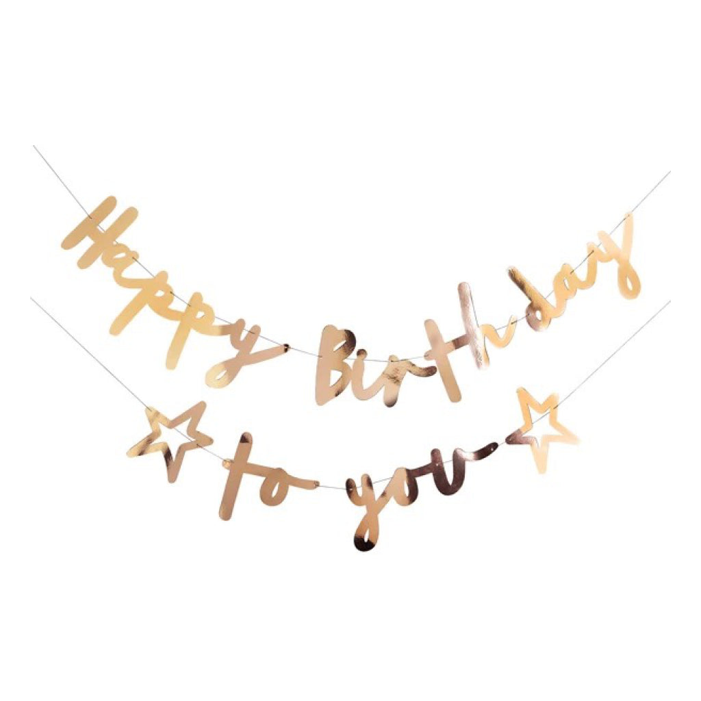 Happy Birthday To You Banner.