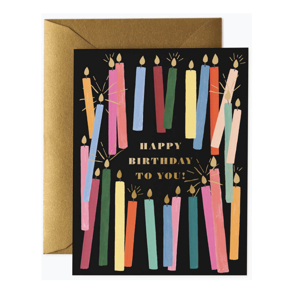 Happy Birthday To You Candles Card.